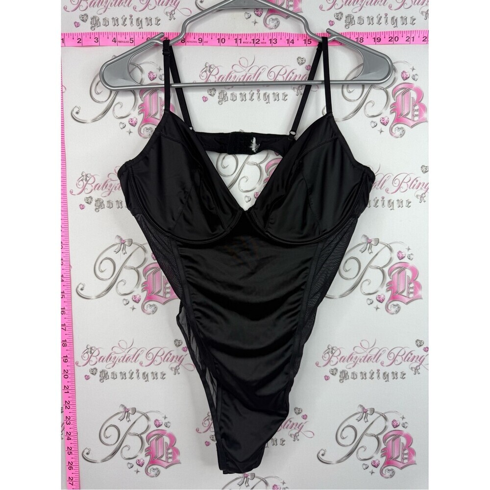 Bodysuit corset sexy Black Women's One-Piece Lingerie Bodysuit